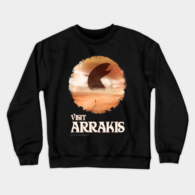 Visit Arrakis Crewneck Sweatshirt by Dream Artworks